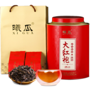 曦瓜茶叶武夷山岩茶乌龙茶 中火典韵大红袍罐装256g 口粮茶礼盒装