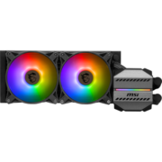 （MSI）微星迫击炮240/360一体式水冷ARGB台式电脑机箱CPU主板降温散热器冷排风扇白色 MAG 迫击炮 M240 水冷