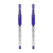 三菱（Uni）UM-151财务中性笔 0.38mm签字笔 学生彩色水笔啫喱笔(替芯UMR-1) 深紫色 1支/袋