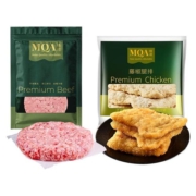 精道藤椒风味鸡腿排鸡排3片+纯血黑安格斯牛肉饼1片