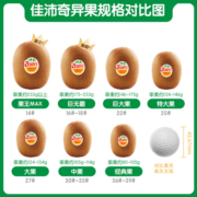 【巨无霸】佳沛金奇异果王整箱14#18#新鲜水果礼盒黄心猕猴桃新鲜