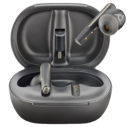 缤特力（PLANTRONICS）poly Free60系列智能真无线耳机 主动降噪办公蓝牙耳麦 Free60+UC黑色触屏充电盒