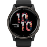 佳明（GARMIN) Venu 2 暗影黑 光学心率脉搏血氧音乐支付时尚触屏户外运动达人健身减肥智能手表