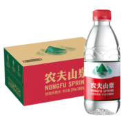 农夫山泉 天然水380ml*24瓶整箱 弱碱性天然饮用水