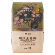 新良硬红全麦粉 全麦高筋面粉 面包粉 面粉包子饺子馒头纸包装面粉1kg