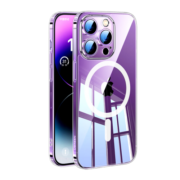 绿联 苹果14ProMax手机壳 iPhone14ProMax磁吸防摔壳 镜头全包气囊防摔 超薄软边手机保护套支持MagSafe 透明