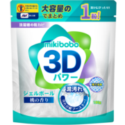 mikibobo3D洗衣球 日本配方四合一持久留香洗衣清洁去污洗衣凝珠180克/袋 1袋装 180g/袋