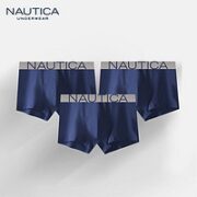 NAUTICA 诺帝卡 男士无感棉质内裤 3条装 NTNS120122