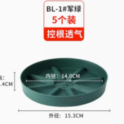 结实耐用！老花农 花盆底座托盘 5个装