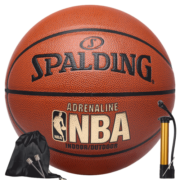 斯伯丁（SPALDING）篮球TF传奇金色经典赛事室内外7号标准篮球PU皮耐磨77-228Y