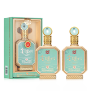 泸州老窖股份出品 52度浓香型白酒 天青绿  500ml*2 礼盒装 赠礼袋