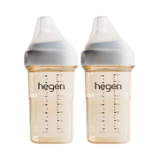 需首单礼金、88VIP：hegen 婴儿PPSU奶瓶 240ml*2
