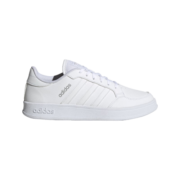 adidas阿迪达斯官方轻运动BREAKNET女网球文化运动休闲板鞋FX8725 白色/银金属 37(230mm)
