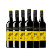 黄尾袋鼠（Yellow Tail）缤纷系列西拉红葡萄酒智利版 750ml*6瓶 整箱装