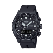 卡西欧（CASIO）PRO TREK系列太阳能六局电波多功能登山户外男表 PRW-6800Y-1