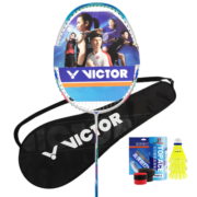 威克多（VICTOR）羽毛球拍全碳素单拍胜利入门小铁锤进攻羽拍超轻高磅定制TK-HMRL TK-HMR U深青4U 【铁锤】
