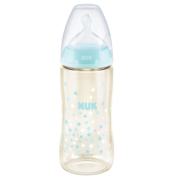 NUK新生儿奶瓶自然实感奶瓶婴儿奶瓶颜色随机 星星感温（0-6个月M孔）