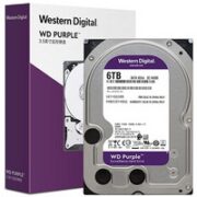 西部数据 紫盘系列3.5英寸监控级硬盘 6TB 64MB（5400rpm、PMR）