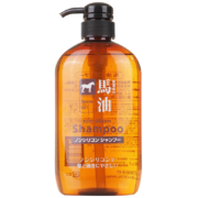 PLUS会员：KUMANOYUSHI 熊野油脂 弱酸性无硅油马油洗发水 600ml 20元 （包邮包税，需买5件，共100元，双重优惠）