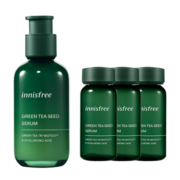 悦诗风吟（Innisfree）绿茶籽精华水液分菁露小绿瓶 80ml+30ml*3 超值组合补水保湿滋润