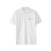 【自营】Lacoste法国鳄鱼男短袖翻领设计感商务休闲POLO衫纯棉t恤