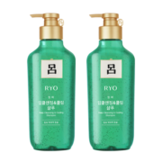 吕（Ryo）绿吕清爽控油洗发水550ml*2瓶组合深层清洁洗头水男女通用