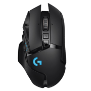 PLUS会员：logitech 罗技 G502 2.4G LIGHTSPEED 无线鼠标 25600DPI RGB 黑色