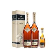 【双瓶赠酒版礼袋】人头马CLUB700ml干邑白兰地洋酒正品行货带码