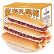 聚划算百亿补贴：长条紫米奶酪棒夹心紫米面包整箱400g