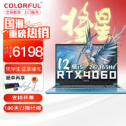七彩虹（Colorful）将星X15/X17 京东百亿补贴：隐星P15/P1613代笔记本电脑 RTX4060 i5-13500H 32G 1TB 15.6英寸