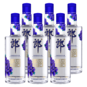 郎酒 顺品郎 蓝顺 顺品280 兼香型白酒光瓶 45度 280ml*6瓶*3