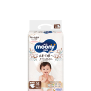 【自营】日本Natural moony腰贴型纸尿裤M46(6-11kg)婴儿尿不湿