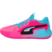 彪马（PUMA）男鞋春夏季新实战减震缓冲比赛训练耐磨篮球鞋COURT RIDER CHAOS 霓虹色 40.5码（内长260mm）