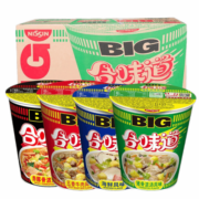 日清 方便面 BIG合味道 4味混合12杯整箱装1323g节日礼盒礼品