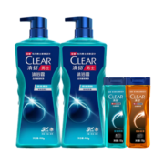 清扬（CLEAR）男士古龙香氛沐浴露 留香深海探险海洋香氛600g+100g赠600g+100g