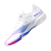 李宁（LI-NING）【贴地飞行】新款羽毛球鞋贴地飞行PRO/MAX舒适透气防滑比赛 影速PRO白紫AYAT013-1 40