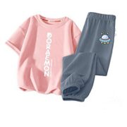 JEANSWEST 真维斯 儿童T恤+运动裤两件套