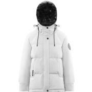 波司登羽绒服女冬季加厚时尚运动防风上身显瘦外套女B10143308F 云朵白8211 160/84A