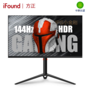 方正iFound 27英寸 IPS 广色域 144Hz HDR10 直男小钢炮 人体工学支架 游戏电竞显示器 27WG2H3