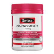 Swisse澳洲辅酶q10胶囊进口coq10保护心脏保持健康品抗氧化扣十 辅酶Q10 150mg 180粒/1瓶