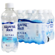 pepsi 百事 AQUAFINA 纯水乐 苏打气泡水 原味 300ml*12瓶