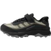 MERRELL迈乐经典越野跑鞋男 MOAB SPEED魔术贴轻便防滑耐磨童鞋MK265210 MK265423 黑灰 30