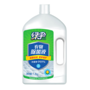 绿伞 衣物除菌液柠檬香1.8kg 高效除菌99.9% 可配洗衣液内衣裤一起洗
