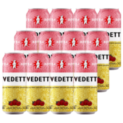 白熊白熊玫瑰红精酿啤酒 500ml*12听 比利时原瓶进口 保质期到8月30日