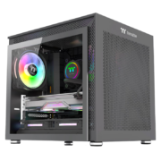 Thermaltake 曜越 钢影小钢炮 M-ATX 迷你电脑机箱 钛灰