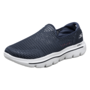 斯凯奇（Skechers）网面鞋男 Go walk休闲鞋透气舒适减震运动健步鞋百搭661063 海军蓝色/NVY 40