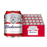88VIP！Budweiser 百威 迷你啤酒 255ml*24听 小罐装