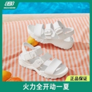 斯凯奇凉鞋夏季新款百搭时尚透气简约女士厚底露趾休闲鞋111061