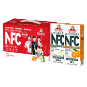 福兰农庄100%NFC混合果汁（5瓶橙汁+5瓶苹果汁）饮料250ml*10盒礼盒装