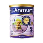 安满（Anmum）新西兰版 较大婴儿配方奶粉2段（6-12月）900g/罐 新西兰原装进口